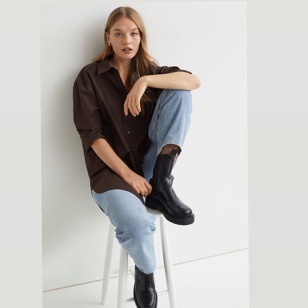 Pierre Cardin Oversized Boyfriend Shirt